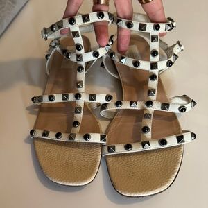 ValentinoRock Stud Gladiator Sandals!